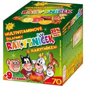 Terezia company Rakytníček Multivitaminové želatinky s rakytníkem 70 ks