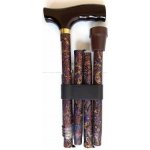 Sundo Homecare Vycházková skládací hůl s komfortní rukojetí – Zboží Dáma