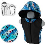 Softshellová vesta Letadla černá – Zboží Dáma