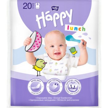 Bella baby Happy Lunch Jednorázové se záchytnou miskou 20 ks