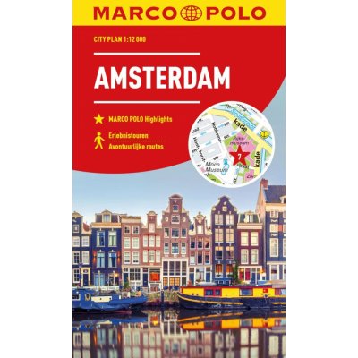 Amsterdam 1:12 000 / mapa města (lamino) – Zbozi.Blesk.cz