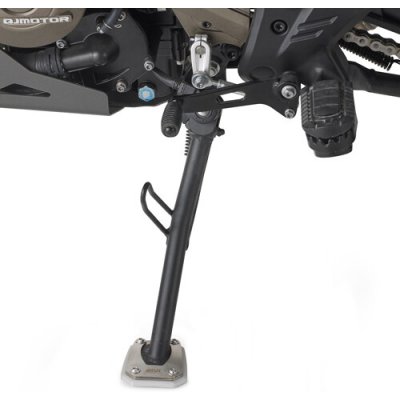 GIVI ES9701 rozšíření bočního stojánku QJ MOTOR SRT 600 SX (24-25), stříbné hliník/nerez – Hledejceny.cz