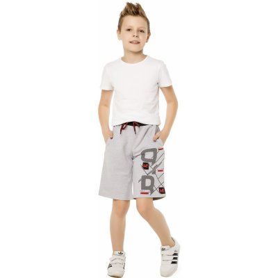 Winkiki Kids Wear Chlapecké kraťasy Own Way šedý melanž – Zboží Mobilmania