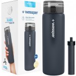 Wessper ActiveMax Clarti Glass 0,68 l stříbrná/šedá – Hledejceny.cz