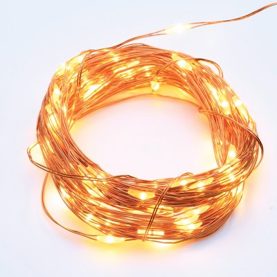 ACA Lighting LED dekorační řetěz měděný s časovačem 10m 100LED 3xAA IP44 [X01100125] – Hledejceny.cz