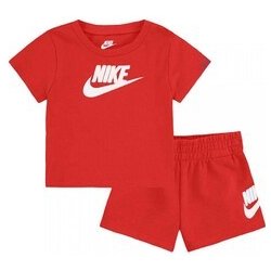 Nike club tee & short set 86L596-U10 červená