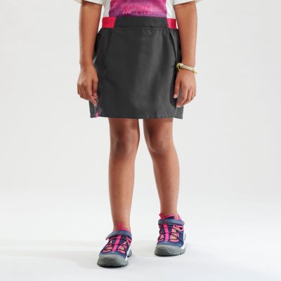 QUechua turistická sukně s kraťasy MH 100 šedo-růžová – Zboží Mobilmania