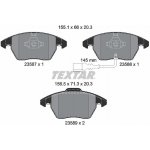 Sada brzdových destiček, kotoučová brzda TEXTAR 2358701 | Zboží Auto