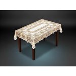 MyBestHome Žakárový ubrus Arthur krémová/zlatá 160x120cm – Sleviste.cz