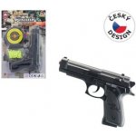 MaDe Pistolka na kartě s náhradními kuličkami 18 cm – Zboží Dáma