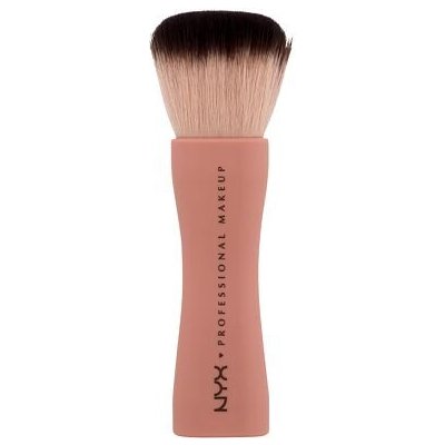 Nyx Professional Makeup Buttermelt Bronzer Brush kosmetický štětec na bronzer béžová – Zboží Dáma