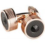 Montegrappa Classic filigránové manžetové knoflíčky růžové zlato černé – Zboží Dáma