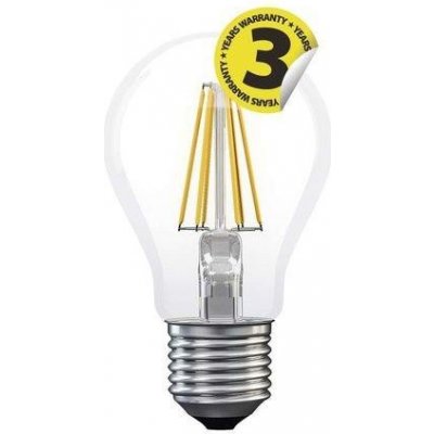 Emos LED žárovka Classic A60, 8W/75W E27, NW neutrální bílá, 1060 lm, Filament, D