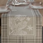 Eurofirany Vánoční gobelínový běhoun Holly 45X100cm – Sleviste.cz