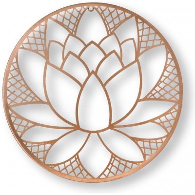 Graham & Brown Lotus Blossom nástěnná dekorace hnědá