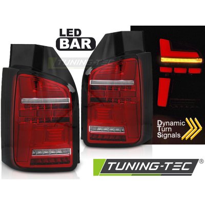 Zadní světla LED s LED dynamickým blinkrem VW T6 15-19 křídlové dvěře - červené – Hledejceny.cz