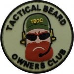 ARMED PATCHES PVC nášivka Tactial Beard Owners Club, světlá – Zboží Mobilmania