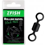 ZFISH Obratlík Rolling Swivel Black Matt vel. 8 10 ks – Zboží Dáma