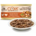 Wellness Core Cat Selects Chunky kuře s krůtou v omáčce 79 g – Hledejceny.cz