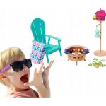Mattel Barbie Stylový nábytek Zahradní nábytek HJV33 – Zbozi.Blesk.cz