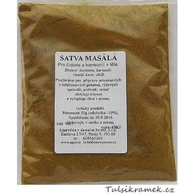Ájurvéda v denním životě satva masala 50 g – Zboží Dáma