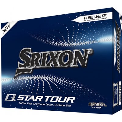 Srixon Q-STAR Tour 3-plášťový bílý 3 ks