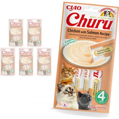 Churu Cat Chicken with Salmon 4 x 14 g – Hledejceny.cz