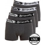 Meatfly pánské boxerky Balboa Boxershorts Four Pack Grey Heather – Sleviste.cz