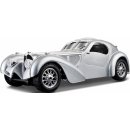 Bburago Atlantic Bugatti stříbrná 1:24