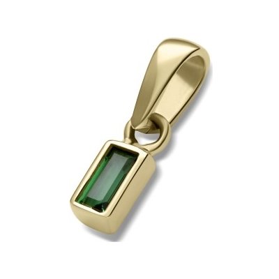Luxur přívěsek Virelle žluté zlato se zeleným zirkonem 585 16 2 2147.0Z00.0.00.006 – Zboží Mobilmania