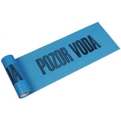 Den Braven Výstražná fólie 30 cm × 0,08 mm délka 100 m bílá POZOR VODA – Hledejceny.cz
