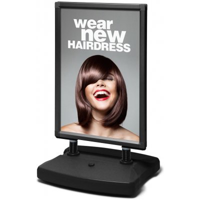 Jansen Display WINDTALKER City WTRA1 - černý, 670 x 1123 mm – Zboží Živě