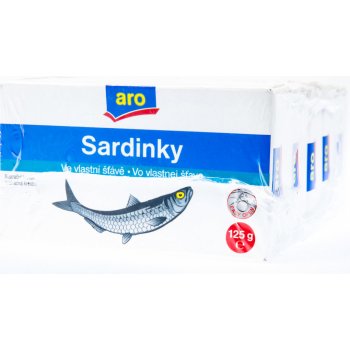 Aro sardinky ve vlastní šťávě, 125g