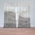 Záclony Černobílé údolí: 2 ks - 150x250 cm - Sablio – Hledejceny.cz