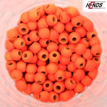 Hends Mosazné Hlavičky Brass Beads Fluo orange 2,8mm