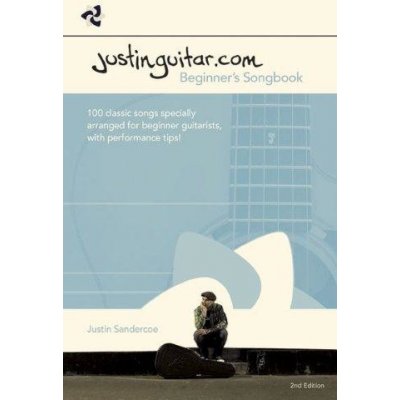 Justinguitar.com Beginner's Songbook 2nd Edition kroužková vazba akordy na kytaru, texty písní