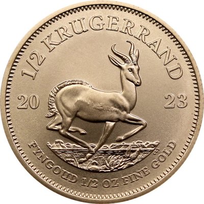 South African Mint Krugerrand Zlatá mince Südafrika 1/2 oz