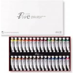 ShinHan PWC Premium extra fine artists Water color S prémiové akvarelové barvy v tubě sada 32 barev x 15 ml – Hledejceny.cz