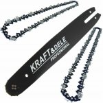 Kraft & Dele vodící lišta + 2 řetězy 40cm 3/8 KD10152 – Zboží Dáma