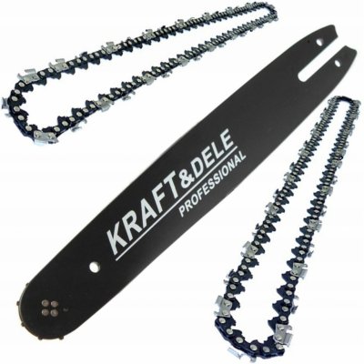 Kraft & Dele vodící lišta + 2 řetězy 40cm 3/8 KD10152 – Zboží Dáma