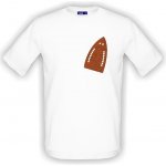 Tričko s potiskem Otisk žehličky pánské bílá – Sleviste.cz