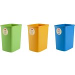 CURVER ECO Friendly 3 x 25 l Set košů na tříděný odpad modrá zelená žlutá 02174-999 – Zbozi.Blesk.cz