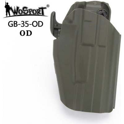 Wosport opaskové GB35 Full size Glock 17 P226 M92F zelené