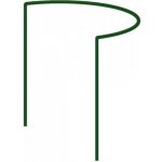 Kruhová podpěra pro rostliny, 1/2 kruhu, průměr 40 cm / výška 70 cm – Zboží Mobilmania