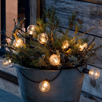 Konstsmide Christmas LED světelný řetěz žhavicího vlákno jantar 10x 2373-800 – Hledejceny.cz