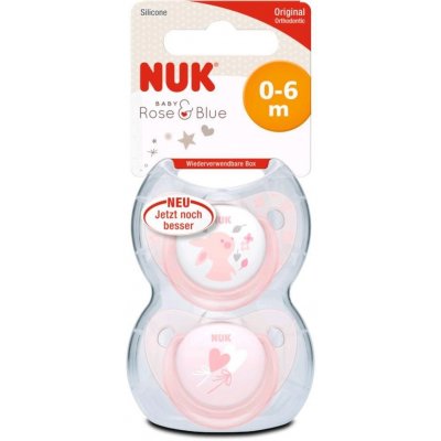 Nuk Baby Rose Trendline silikon rosa – Zboží Mobilmania