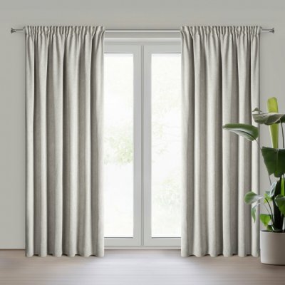 EUROFIRANY ZÁVĚS NA PÁSCE MEGI 140X270 CM ŠEDÁ – Hledejceny.cz
