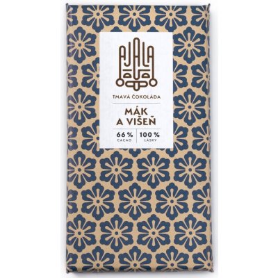 Ajala hořká čokoláda mák/višeň 59% 45 g – Zboží Dáma