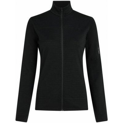 Icebreaker Wmns 300 RealFleece Descender LS Zip Black – Zboží Mobilmania