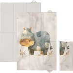 Ceba Baby Cestovní podložka 60 x 40 Basic Cosy Hippo – Sleviste.cz